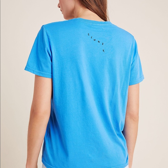 SOLD Clare V. Anthropologie Les Yeux Graphic Tee - Picture 3 of 5